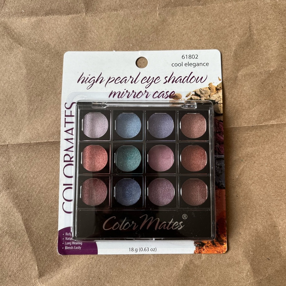 New ColorMates Cosmetics High Pearl Eye Shadow in 61802 Cool Elegance